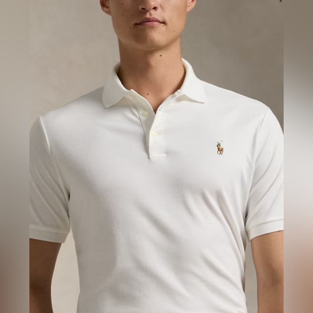 Polo Ralph Lauren Soft Cotton Polo in White - Size XL - Picture 4 of 8